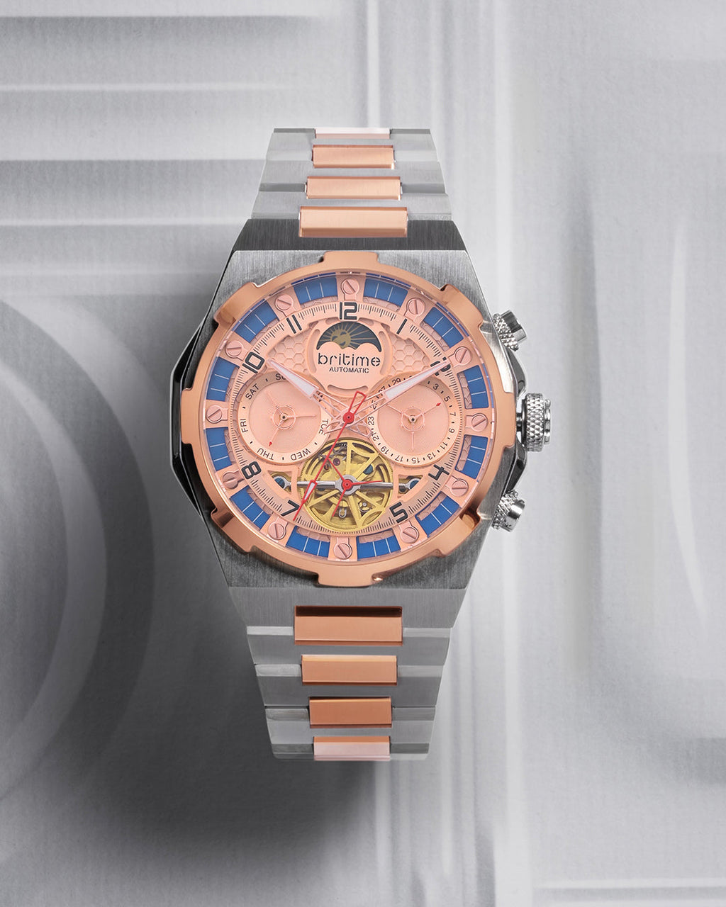 Two Tone With Rose Gold
