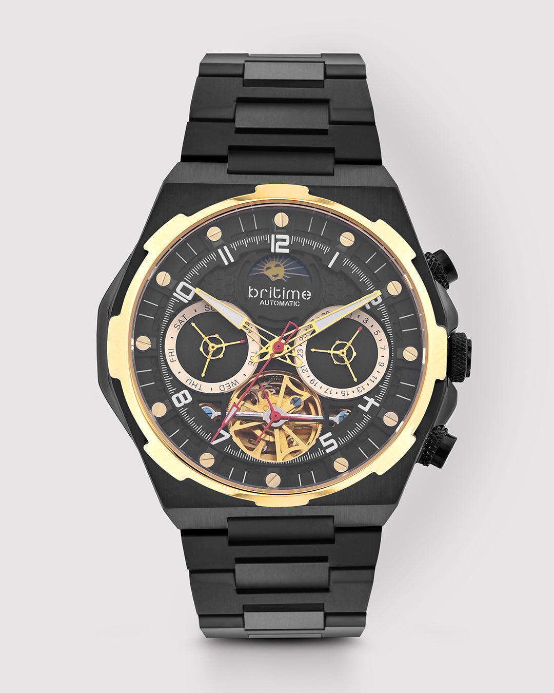 Black With Gold