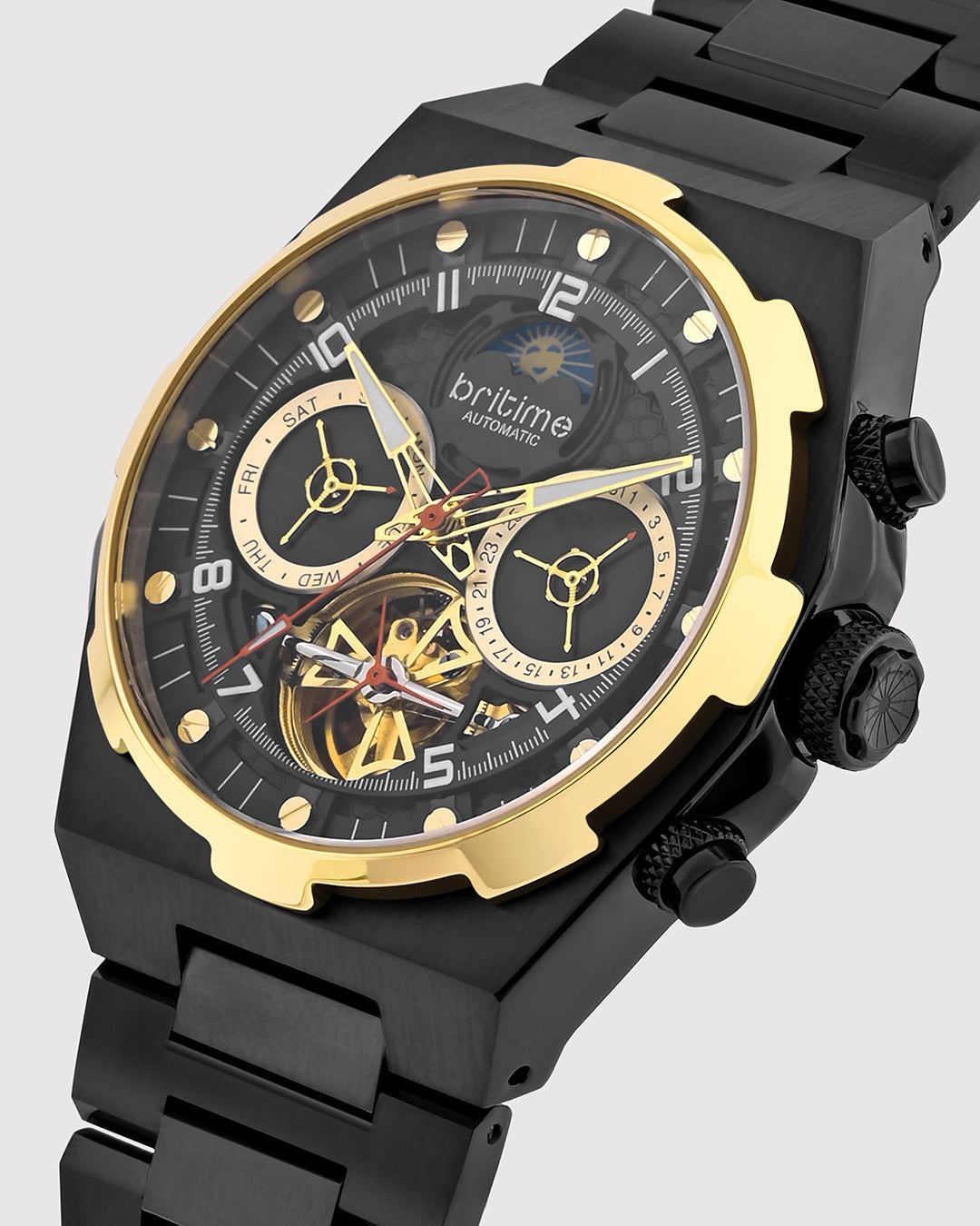Black With Gold