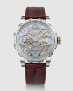 Brown With Silver