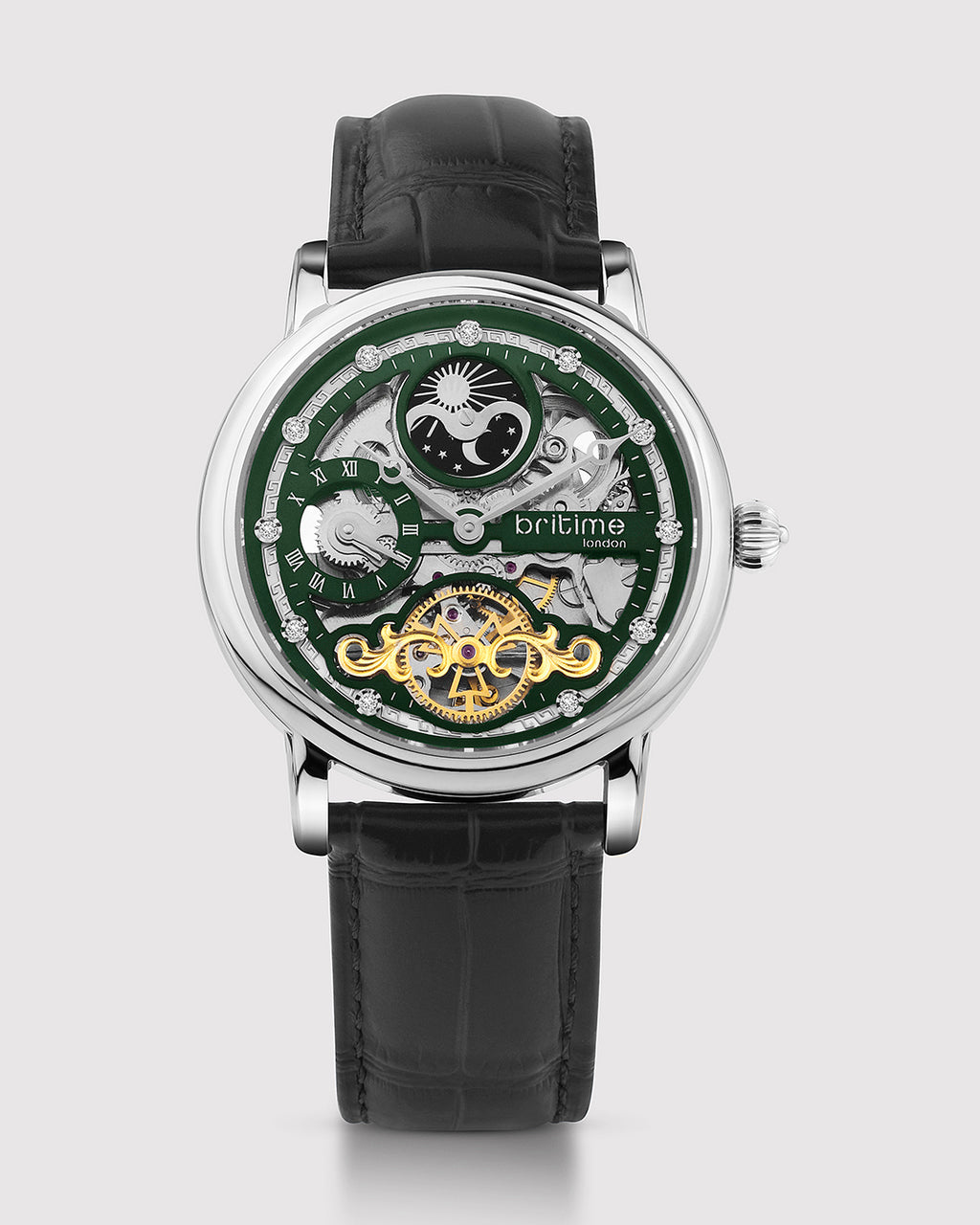 Black With Green