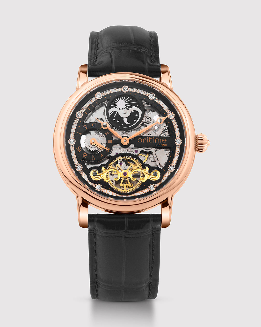 Black With Rose Gold