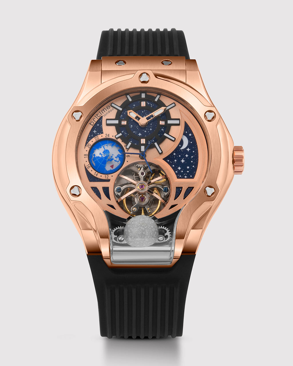 Black With Rosegold