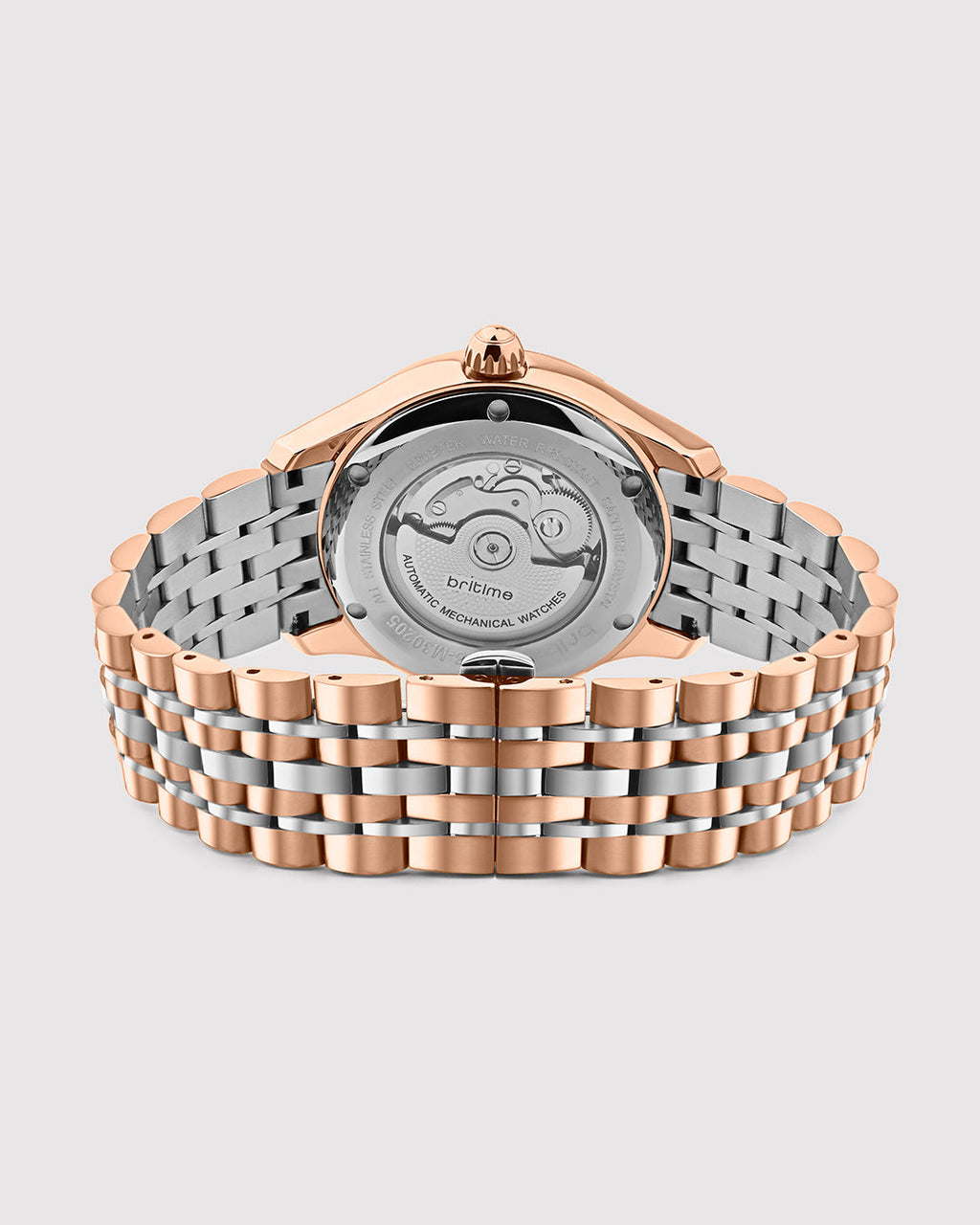 Rosegold With Silver