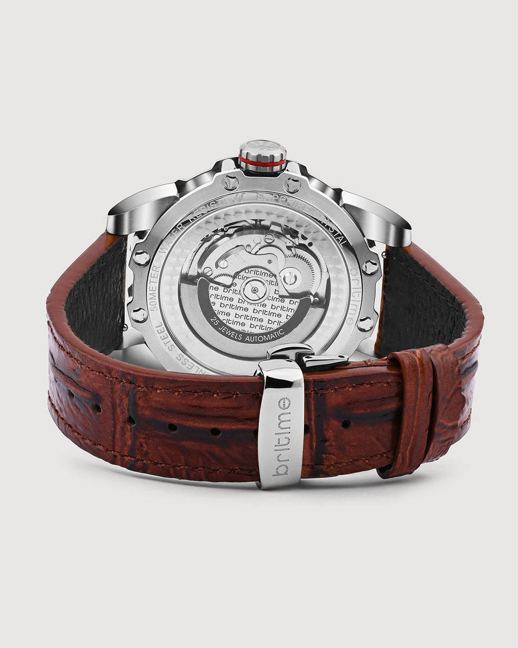 Brown with Silver