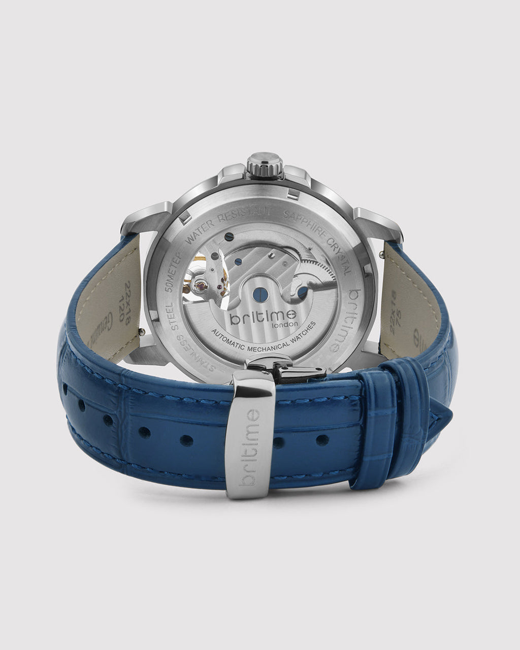 Blue With Silver
