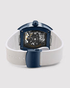 Silver With Navy Blue