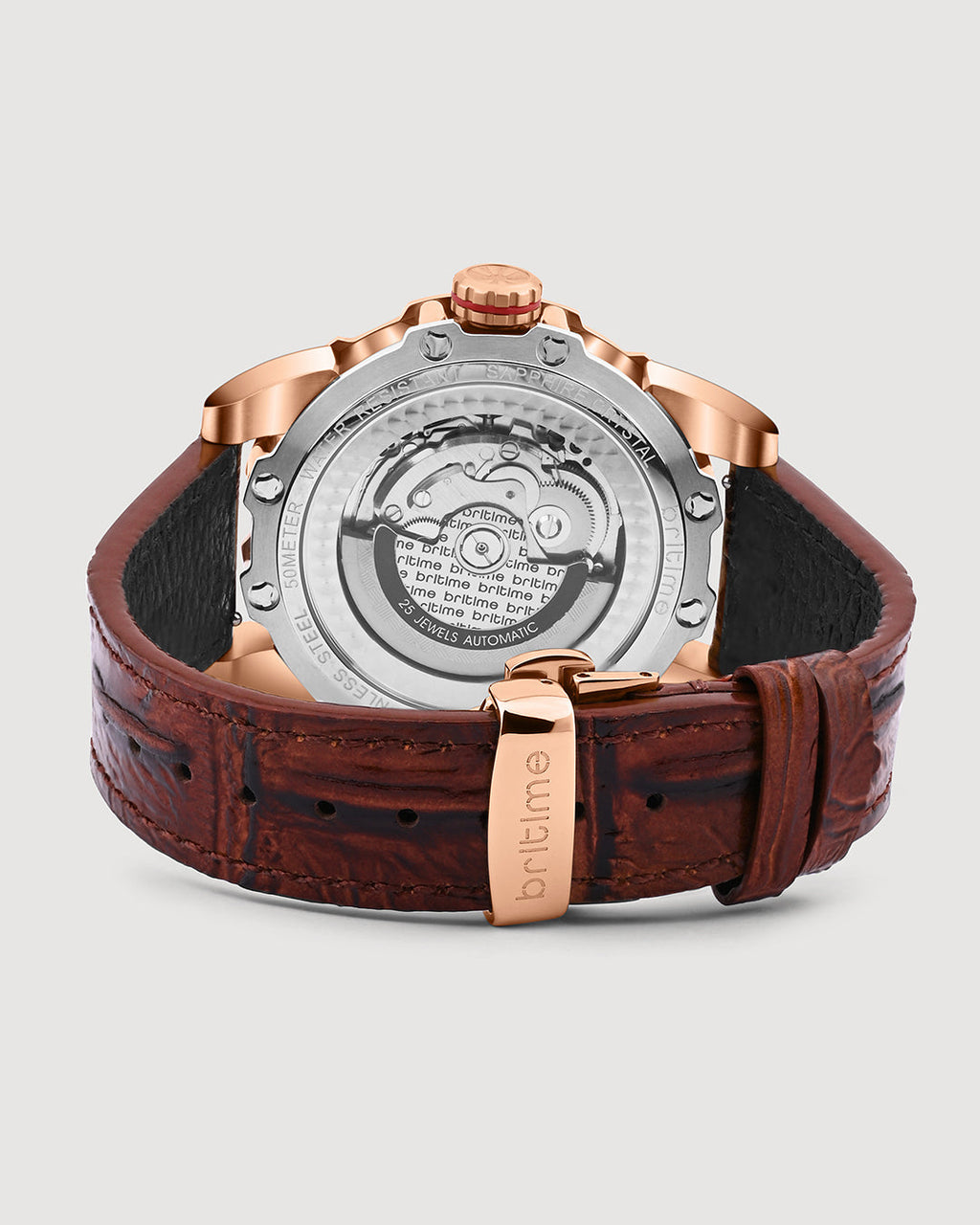 Brown With Rosegold