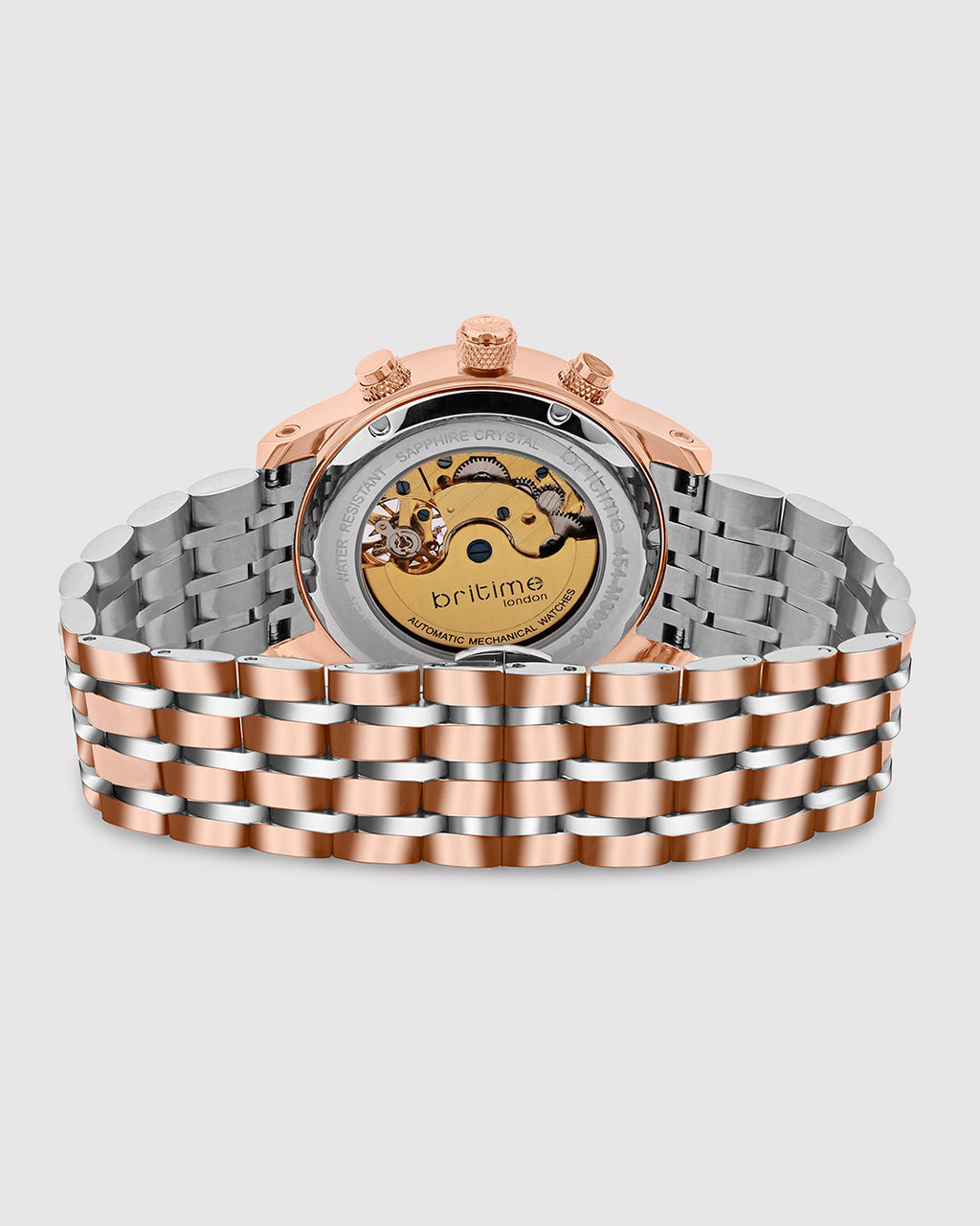Rose Gold With White