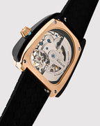 Black With Rose gold