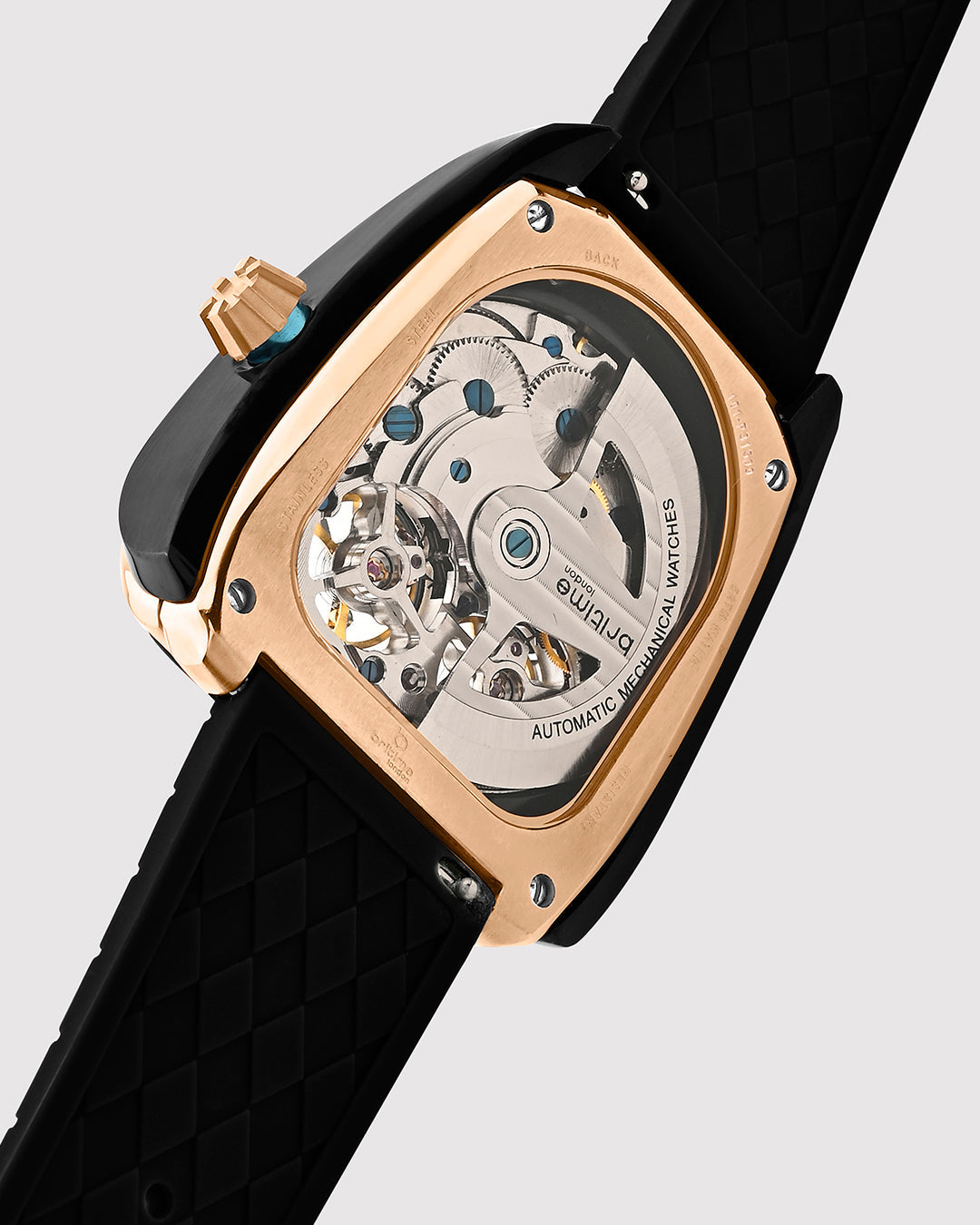 Black With Rose gold