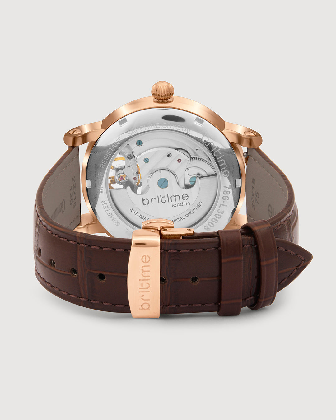 Borwn With Rose Gold