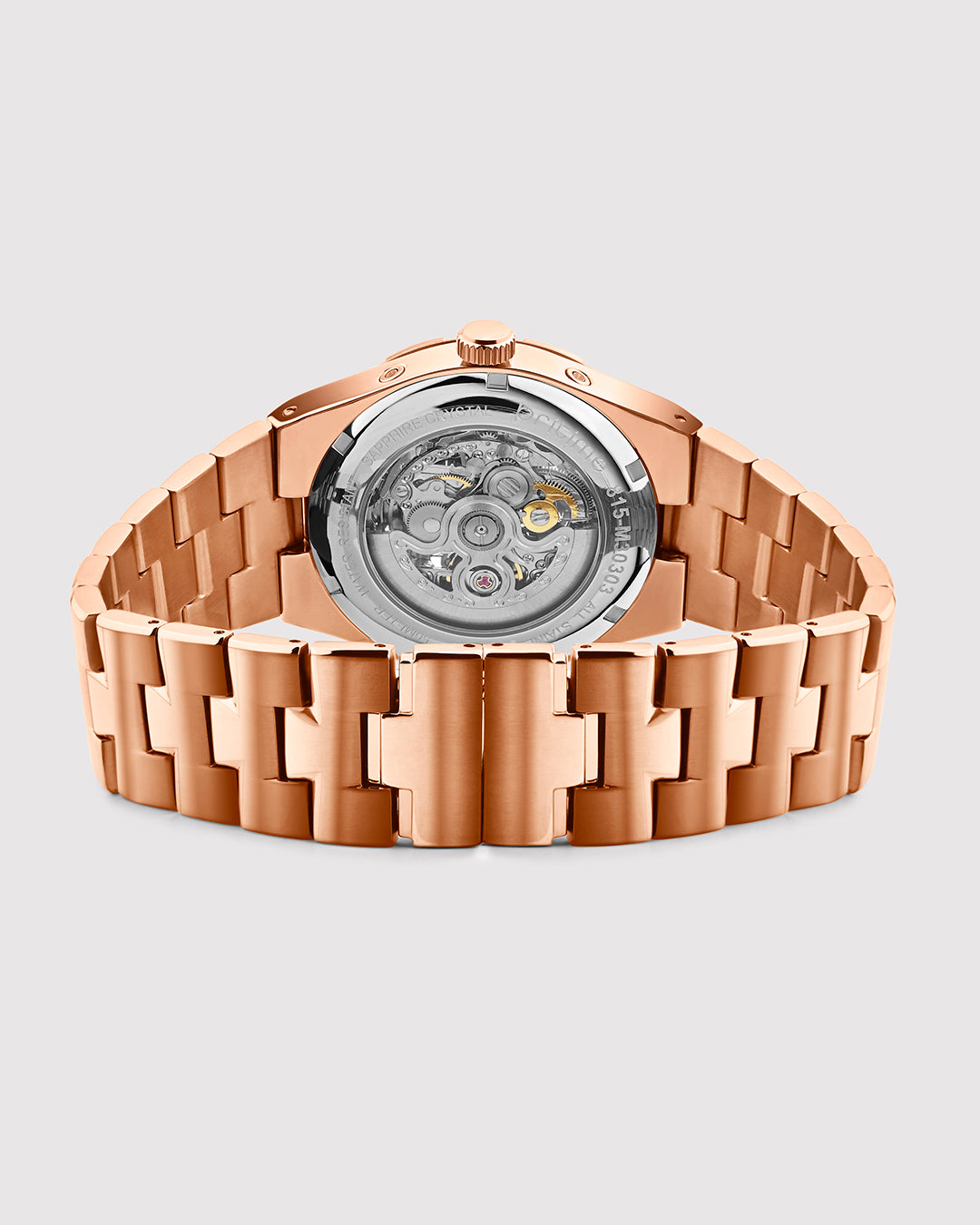 Rose Gold With White