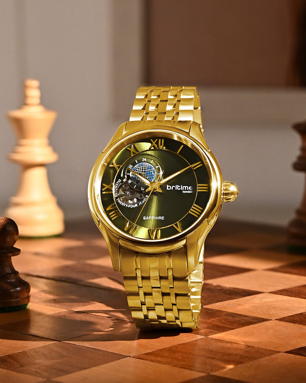 Gold With Green