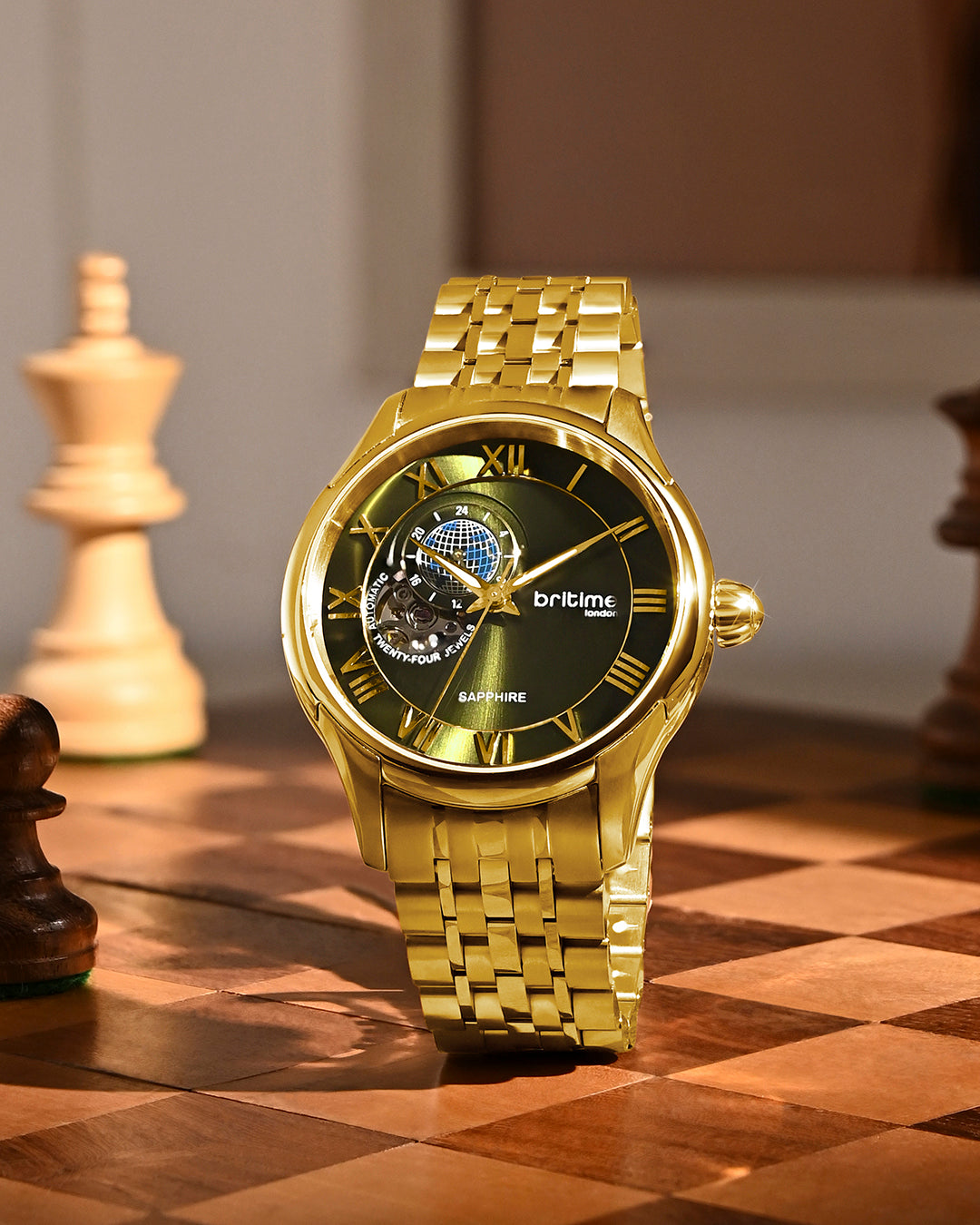 Gold With Green
