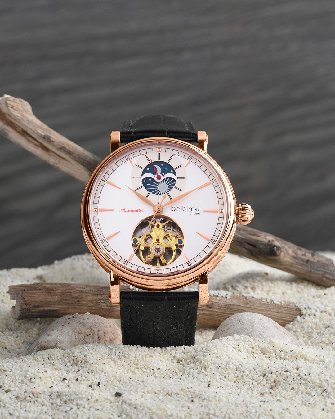 Black With Rose Gold