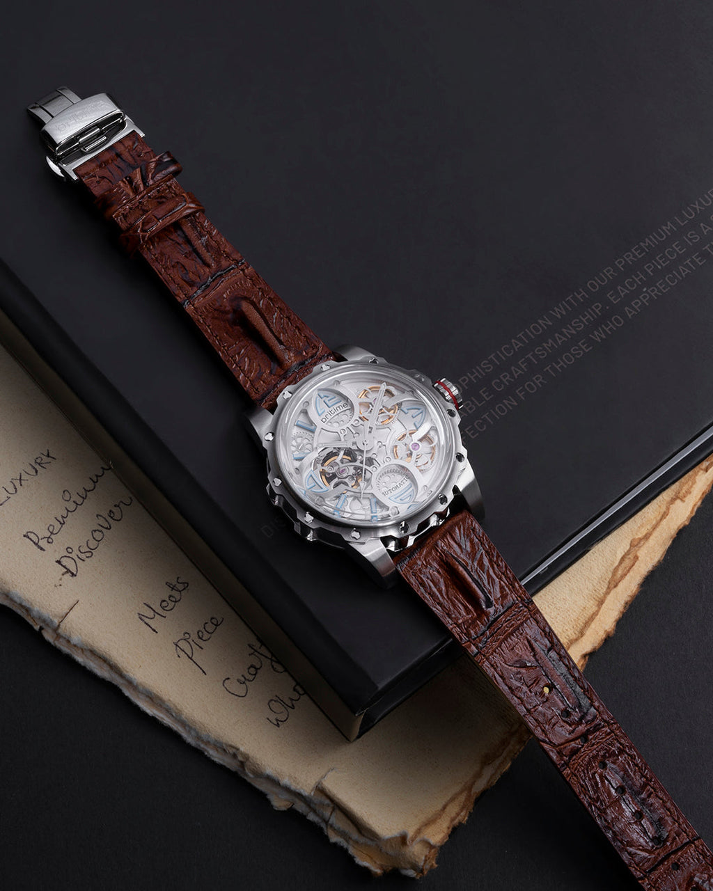 Brown With Silver