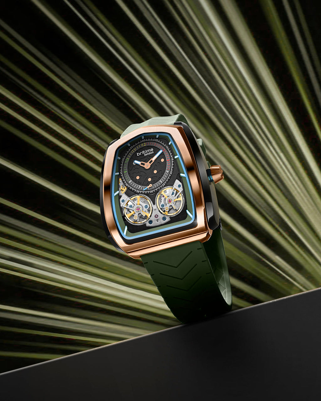 Green With Rose gold