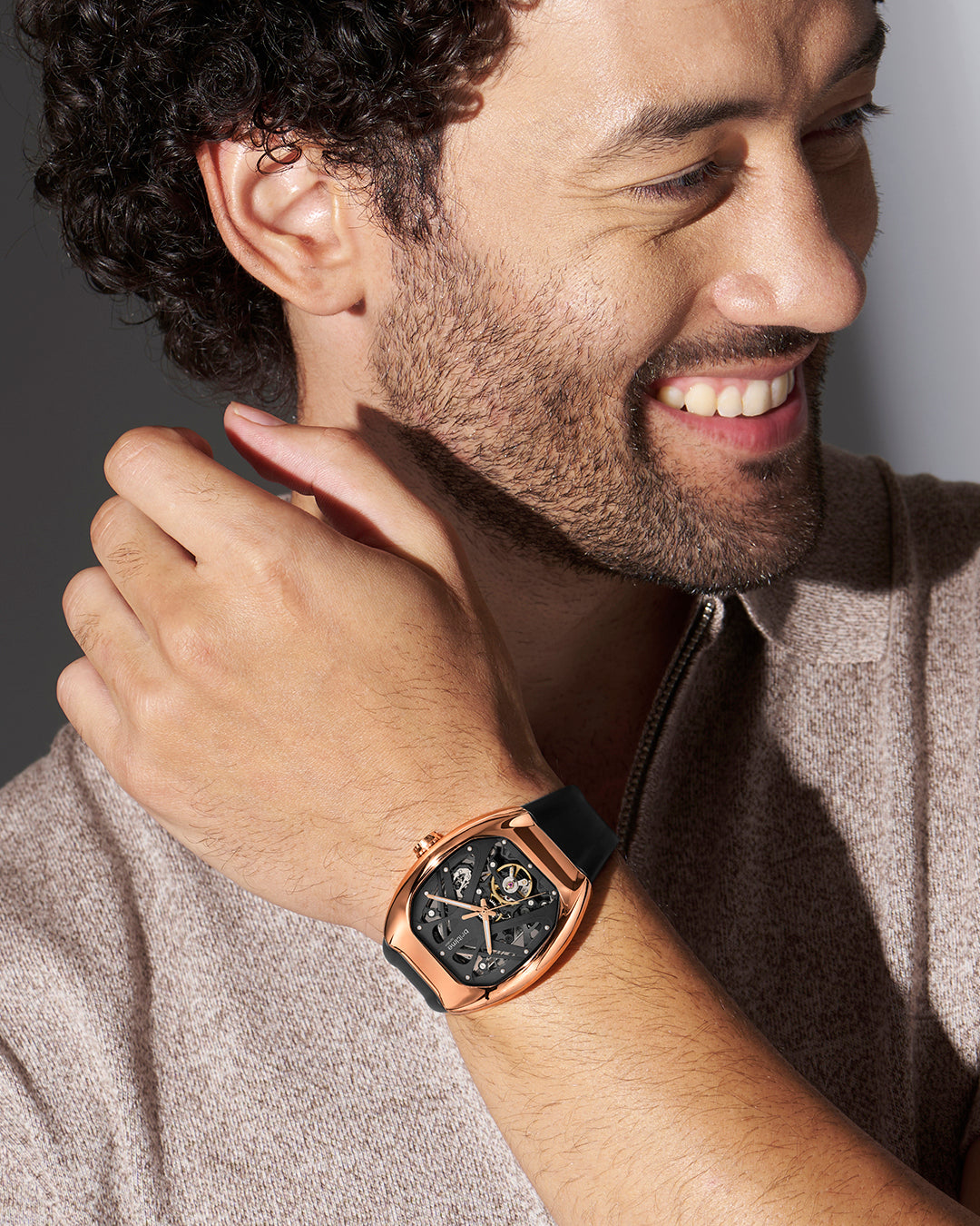 Black With Rosegold