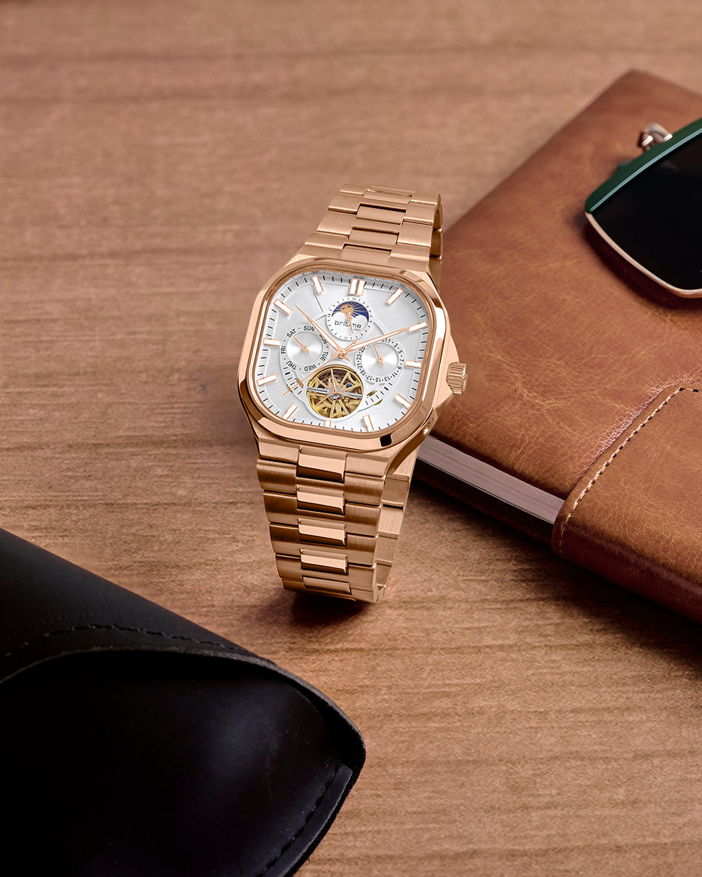 Rosegold With White