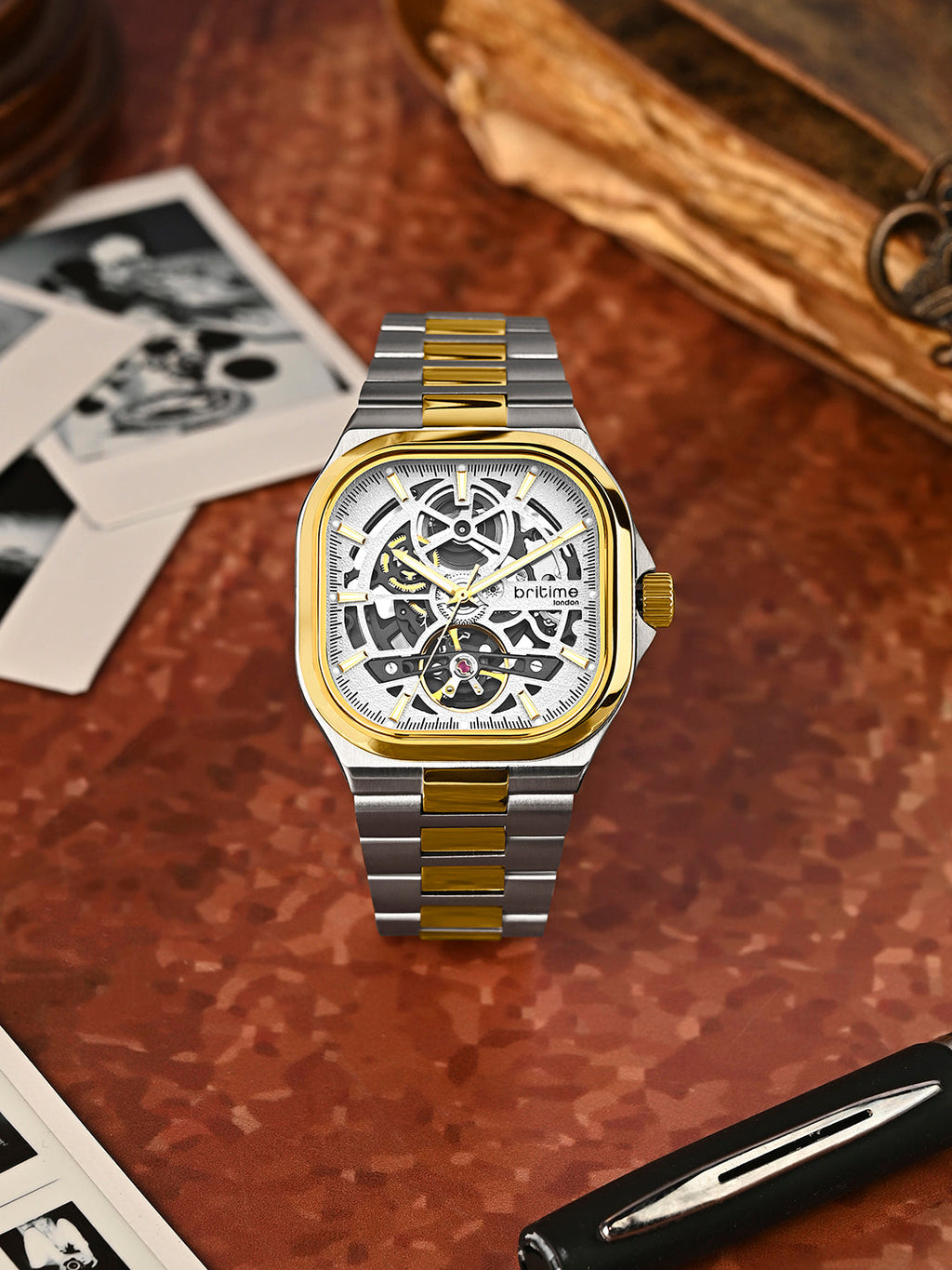 Gold Two Tone With Silver