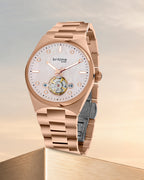 Rose Gold With White