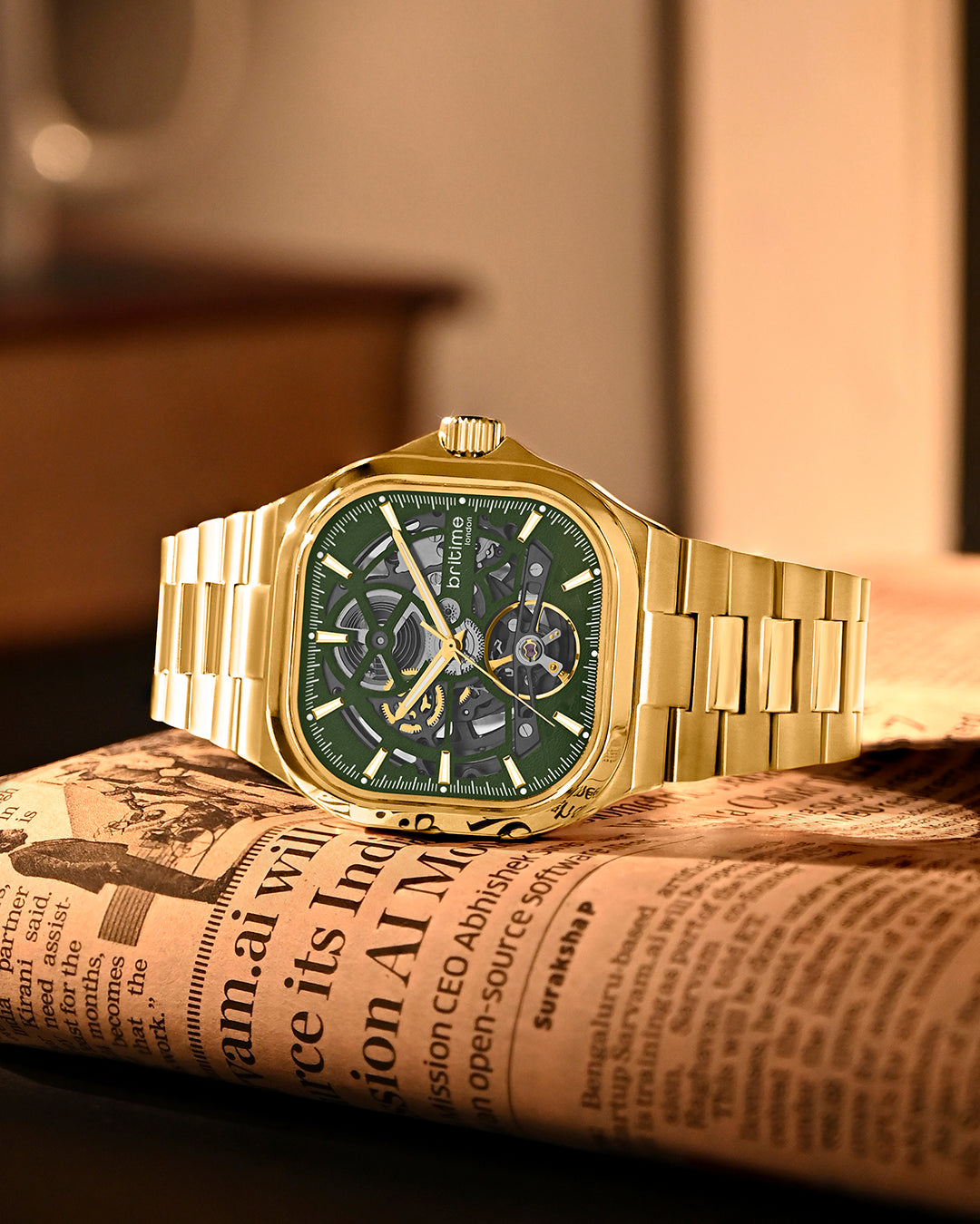 Gold With Green