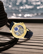 Blue With Gold