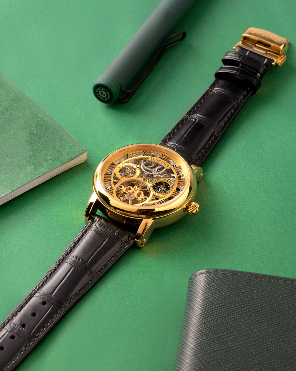 Black With Gold