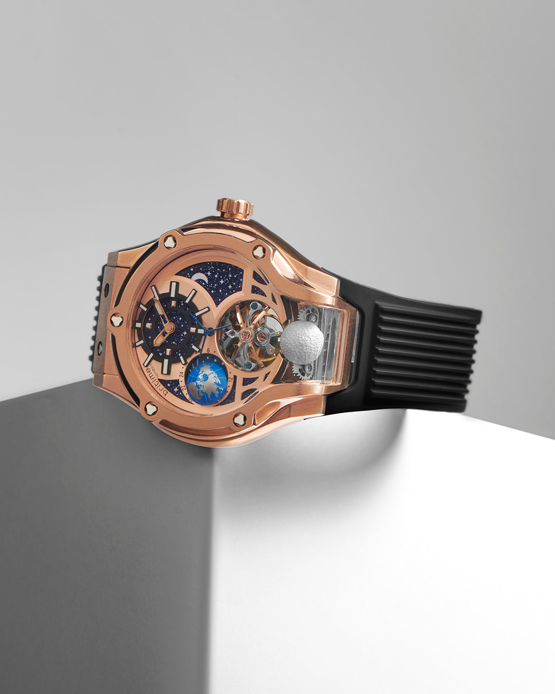 Black With Rosegold