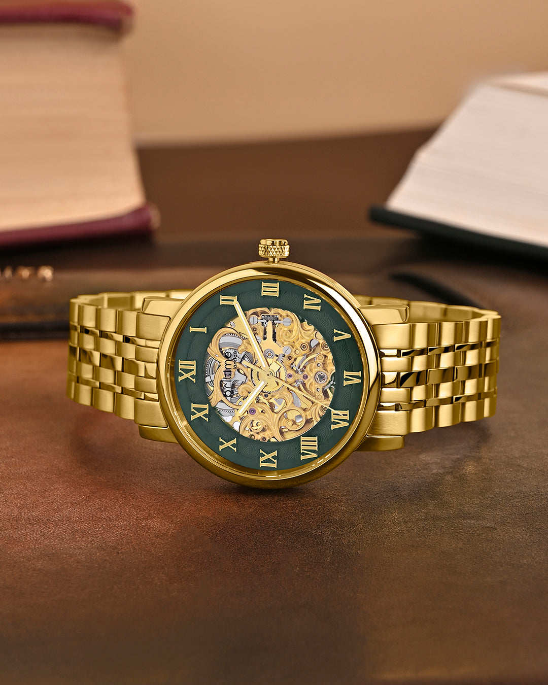 Gold With Green