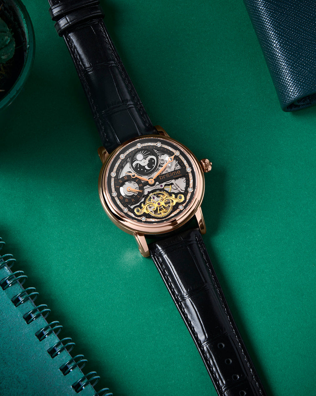 Black With Rose Gold