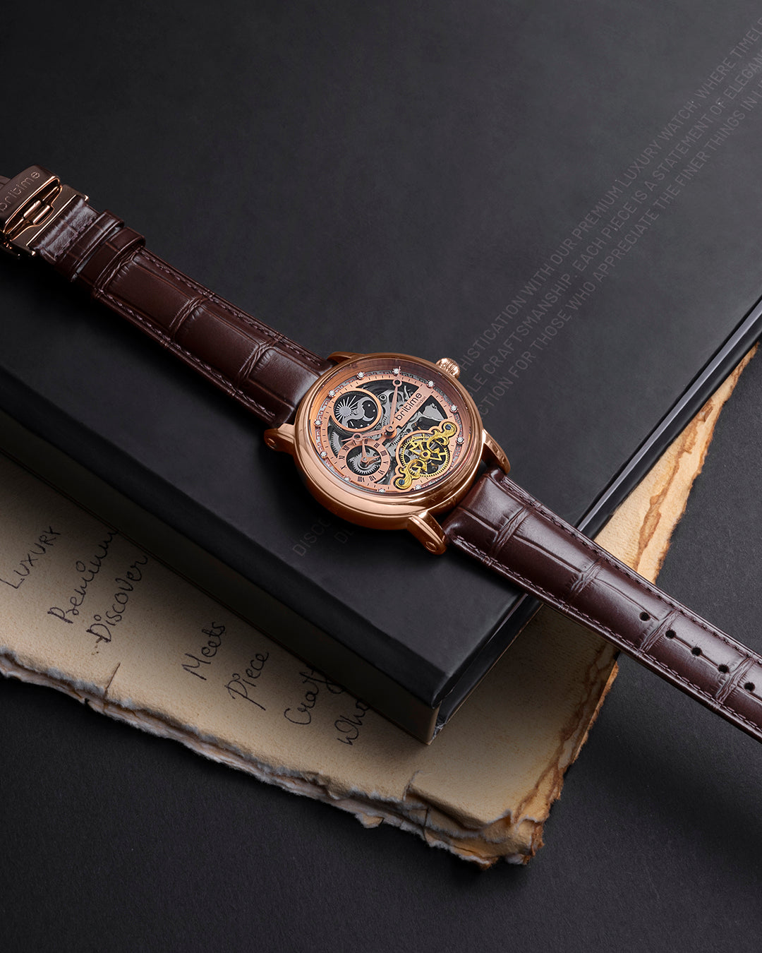 Brown With Rosegold