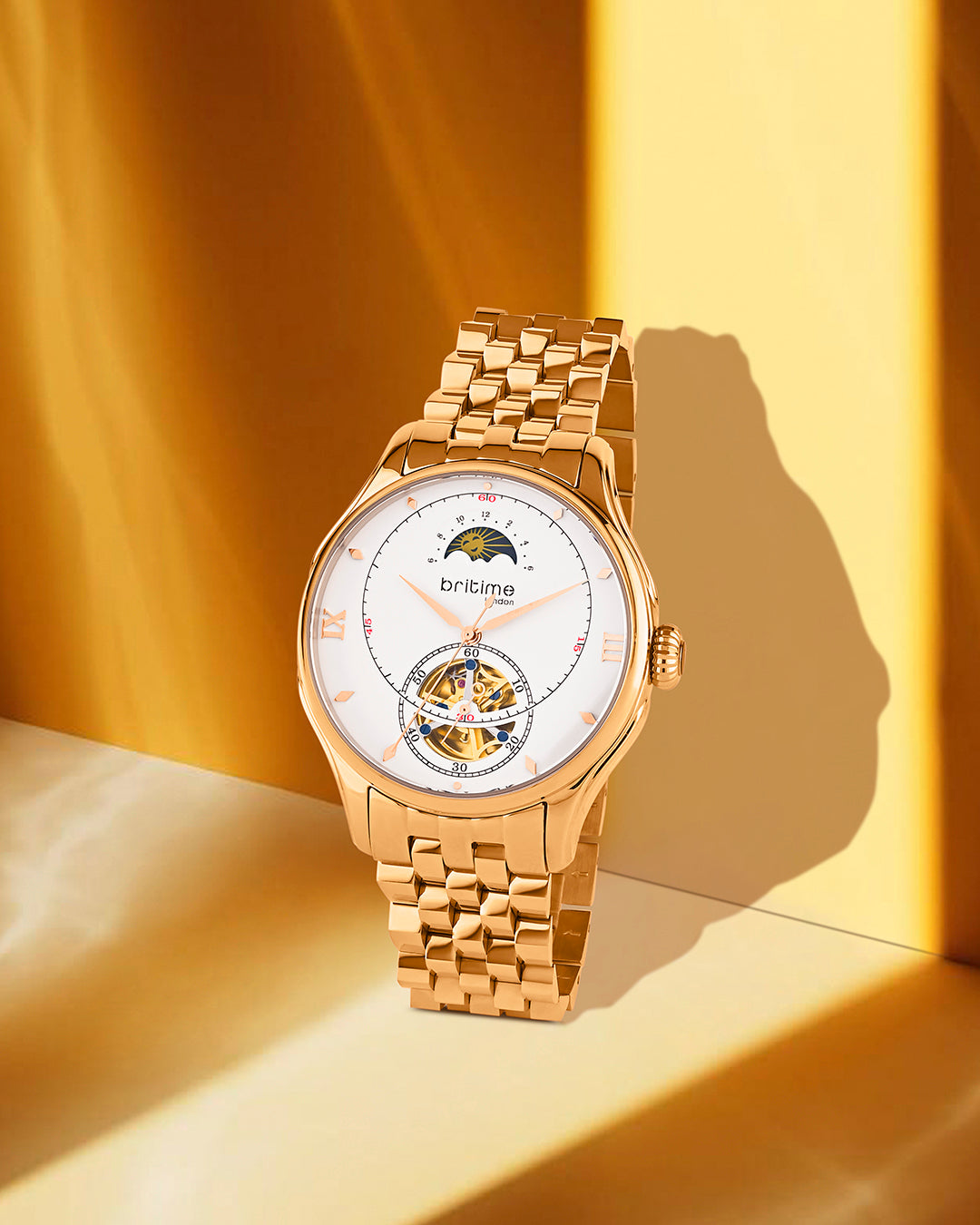 Rose Gold With White