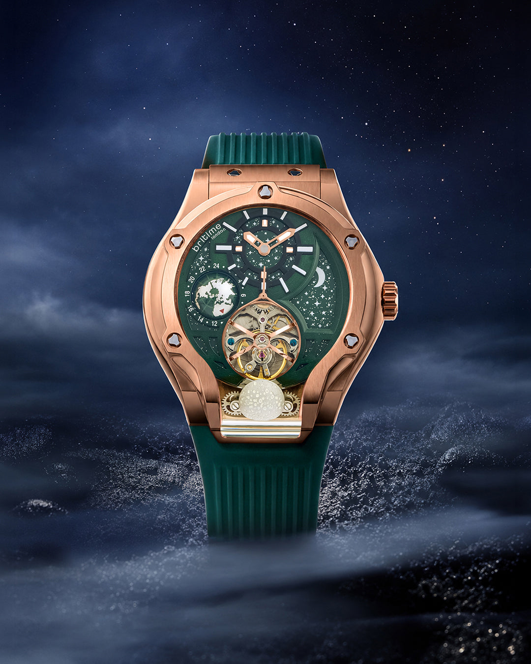 Green With Rosegold
