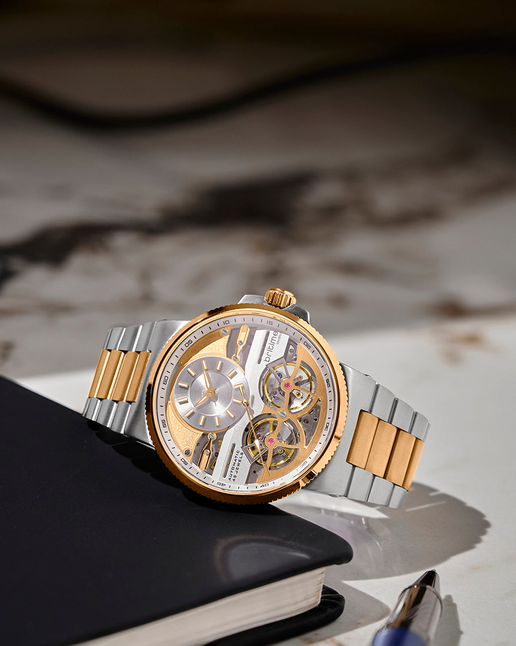 Silver With Rosegold