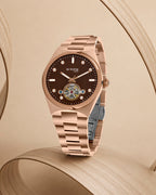 Rose Gold With Brown