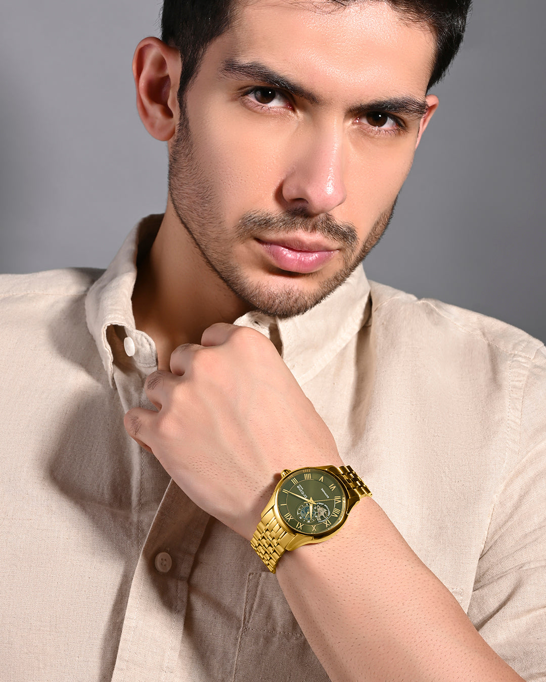 Gold With Green