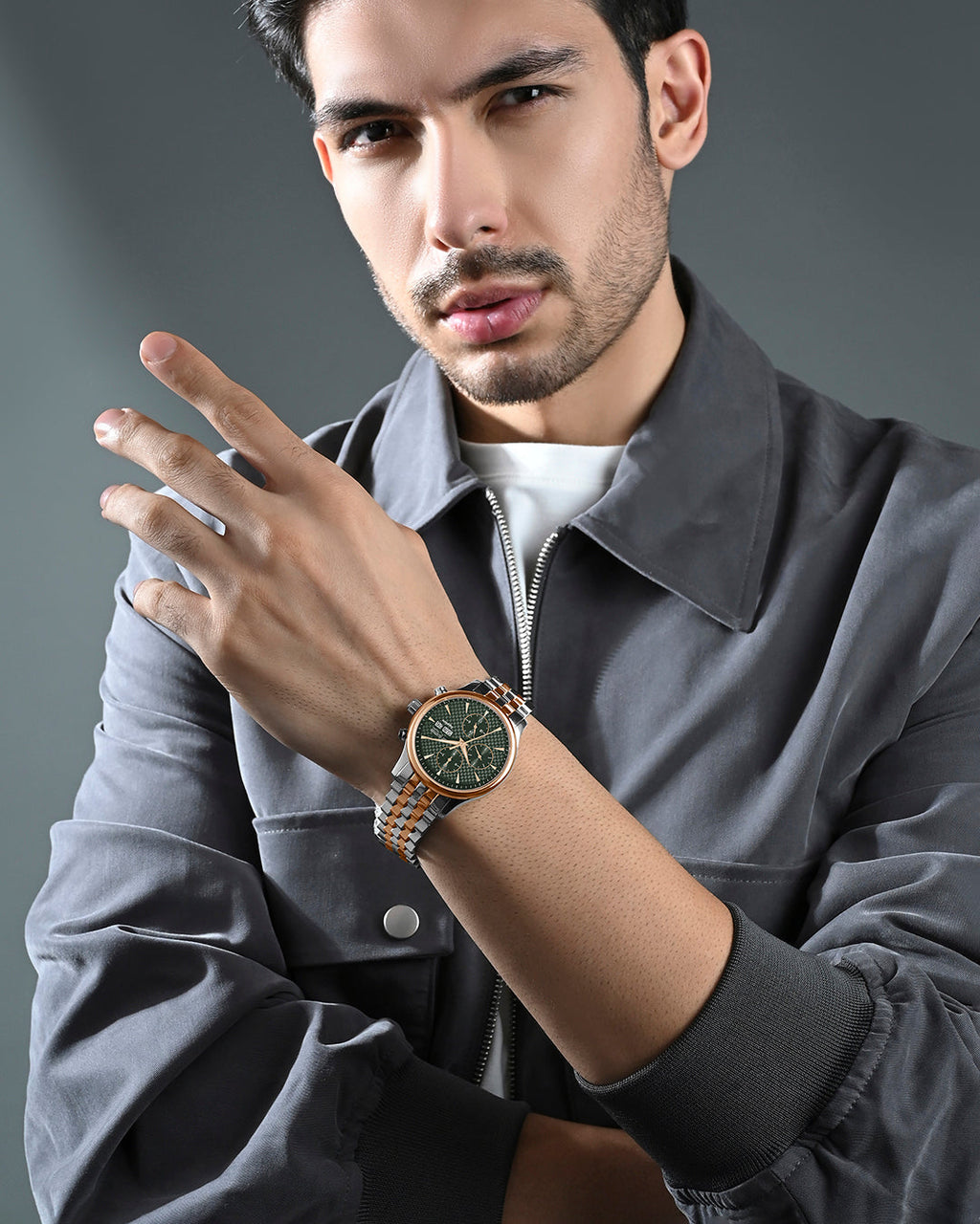 Two Tone With Green