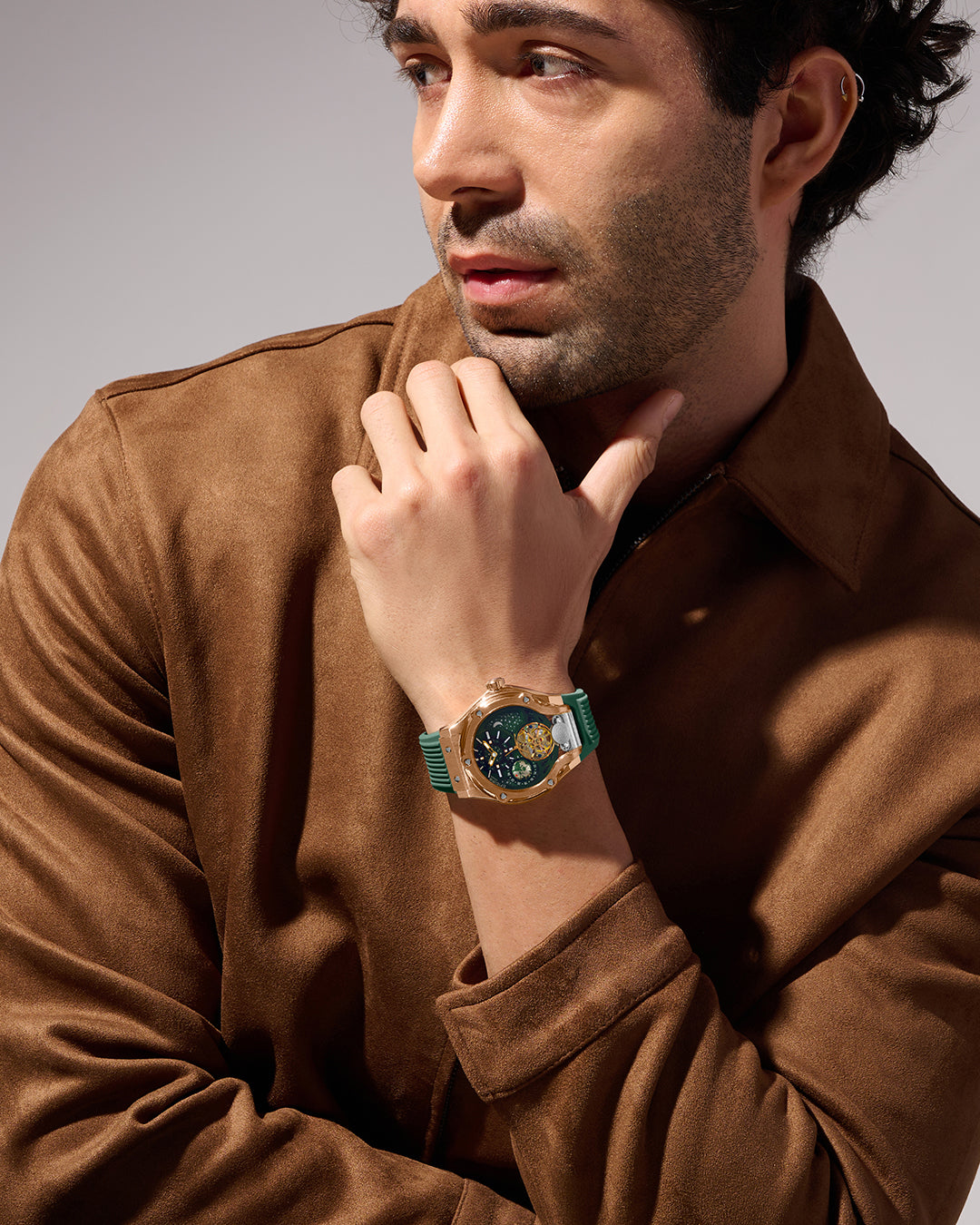 Green With Rosegold