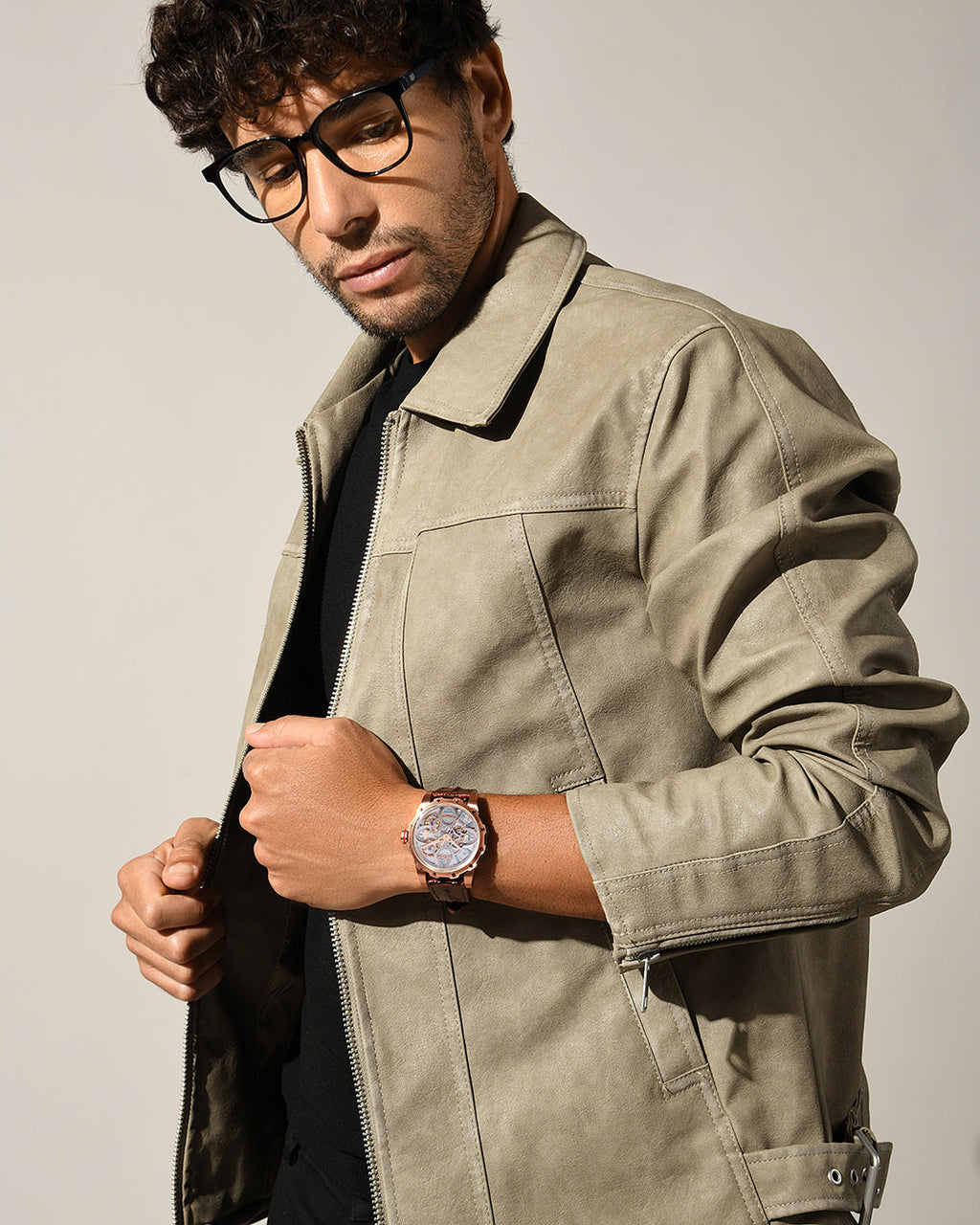 Brown With Rosegold