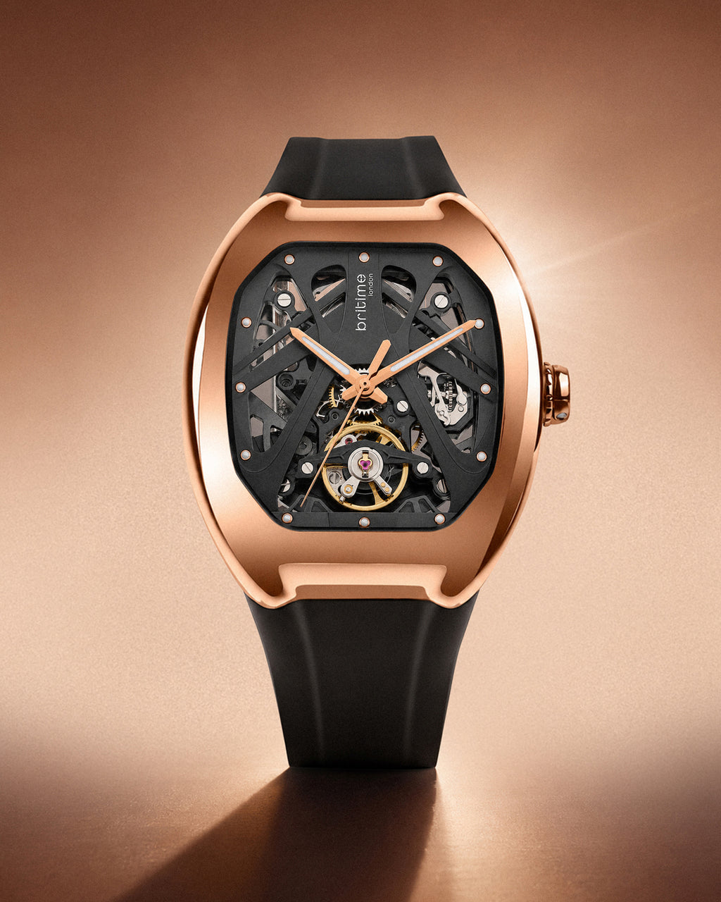 Black With Rosegold