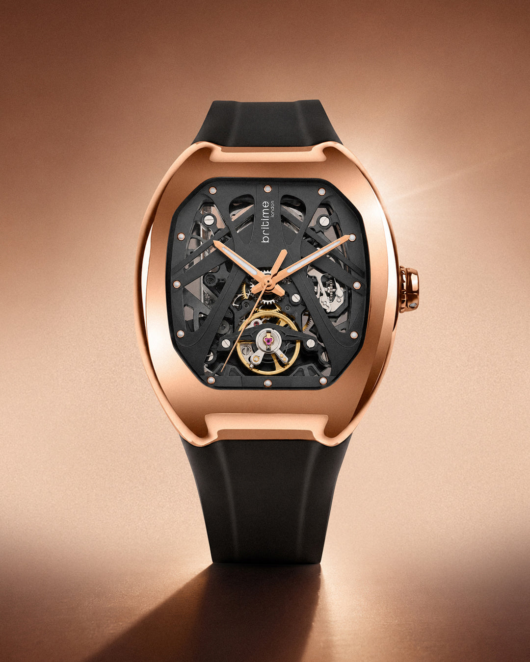 Black With Rosegold