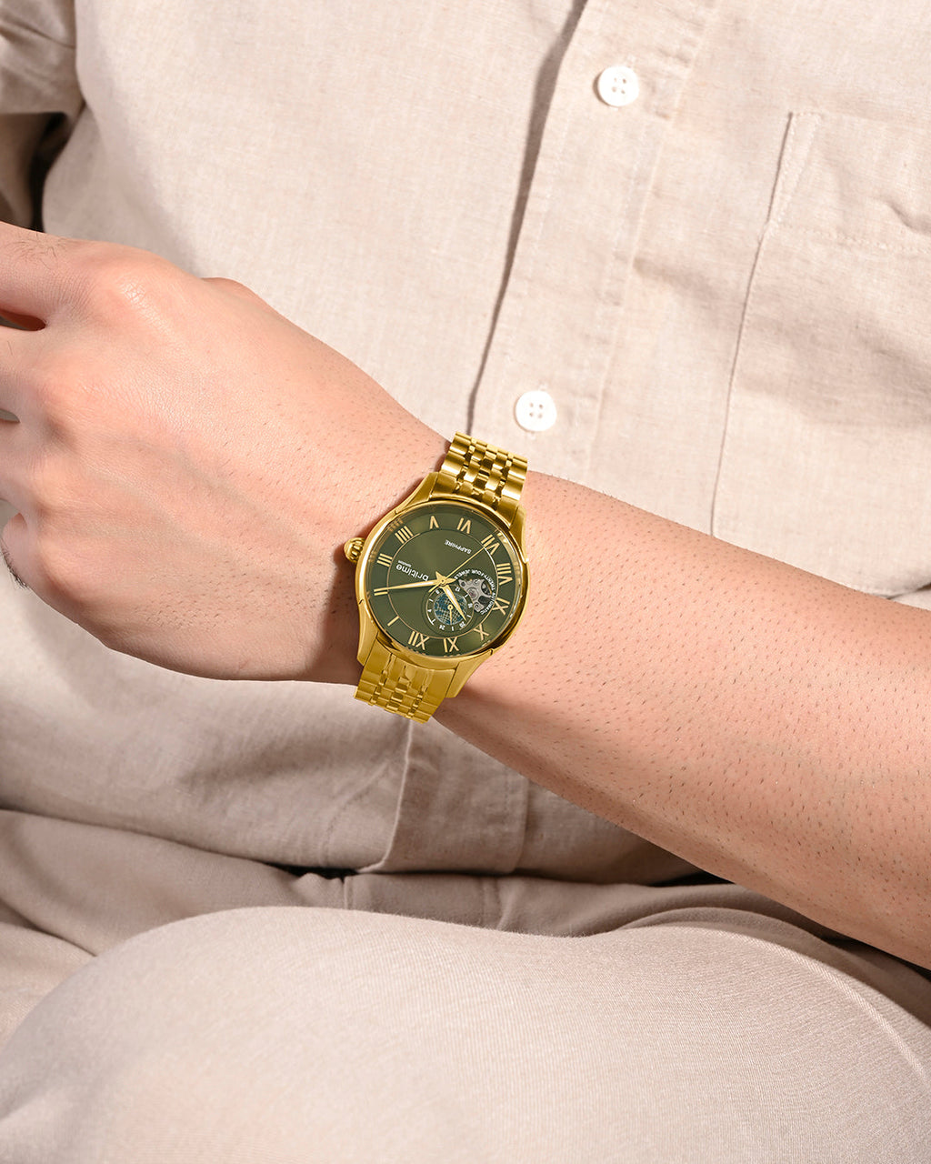 Gold With Green