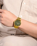 Gold With Green