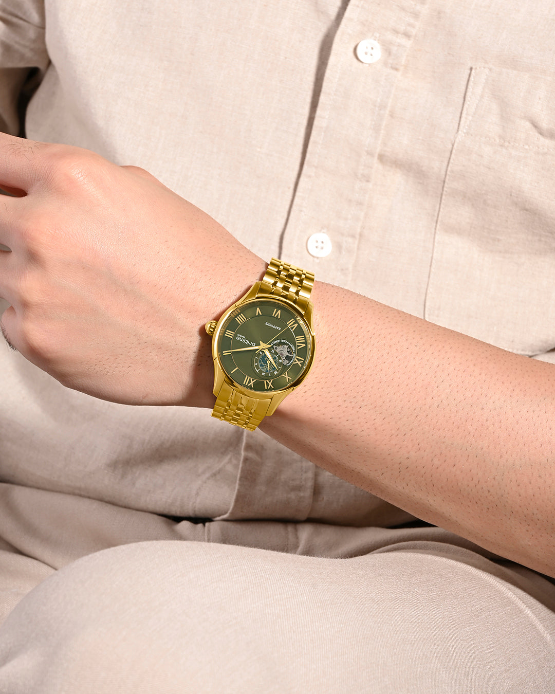 Gold With Green