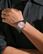 Silver With Pink