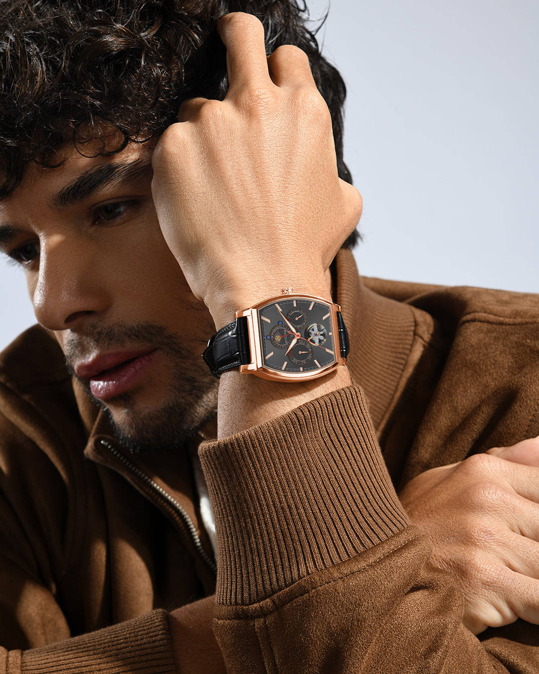 Black With Rose Gold