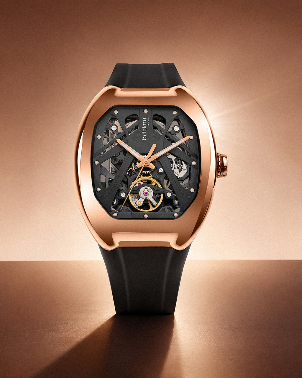 Black With Rosegold