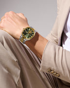 Silver With Green